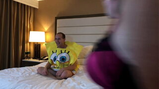 Horny Spongebob Fucks Sexy Crossdresser